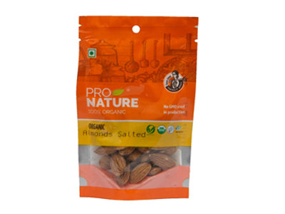 Organic Salted Almonds - Pouch (Pro Nature)